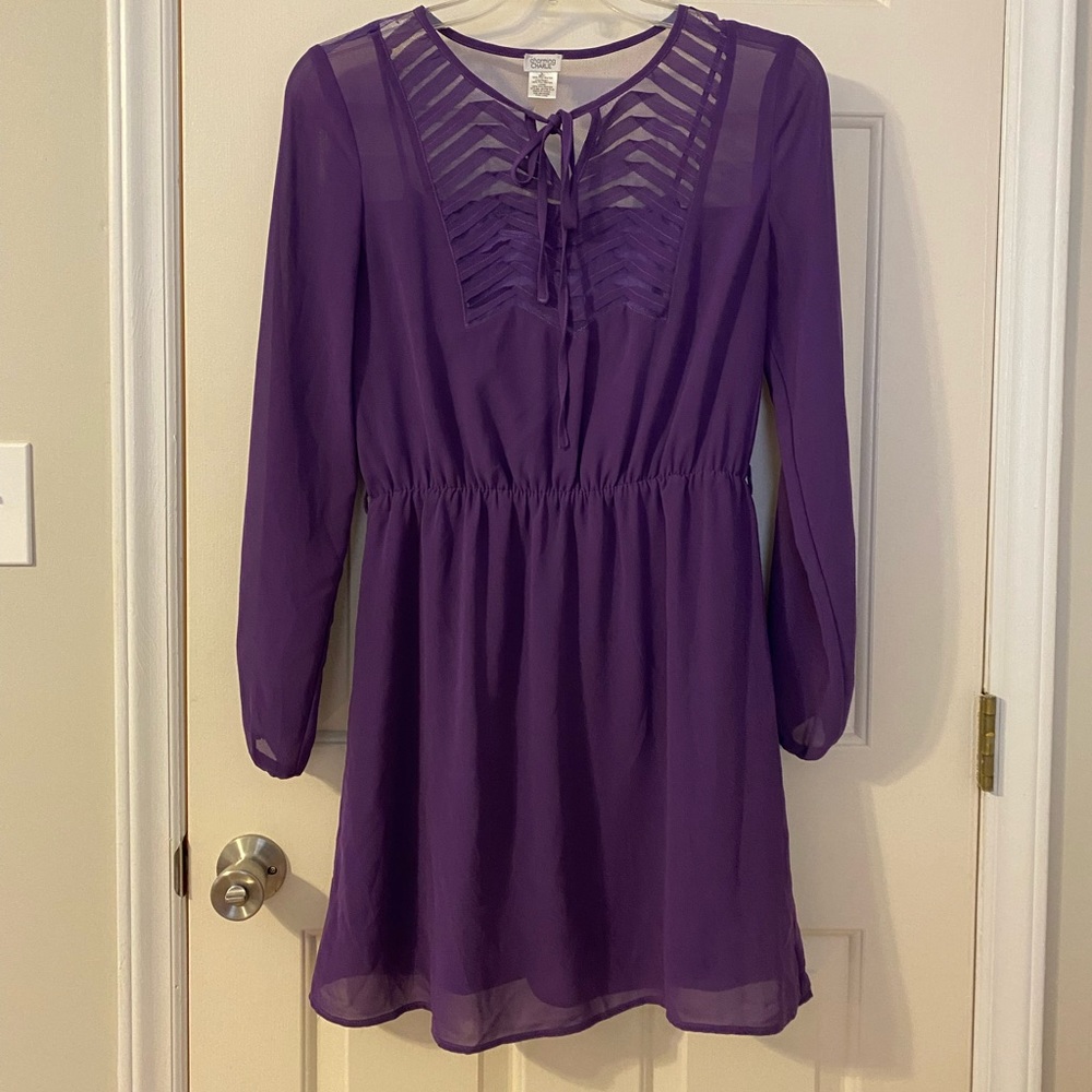 Purple dress